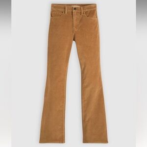 Levi’s 725 High Rise Bootcut Corduroy Pants Tan Size 27 Sweet Honey Brown